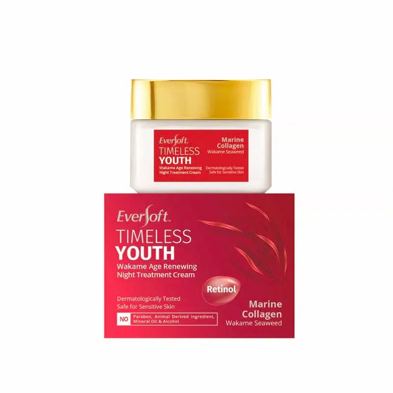Eversoft Timeless Youth Wakame Age Rebewing Night Treatment Cream 50g