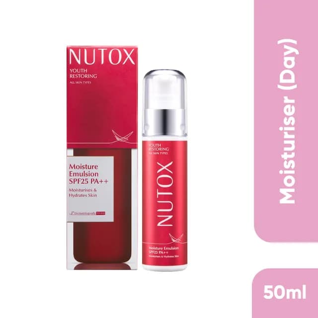 Nutox Moisture Emulsion With Bird Nest Collagen & Oxyfusion SPF25 PA+++ 50ml