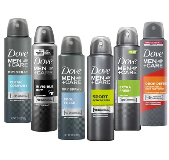 Dove Body Spray Deodorant 150ml