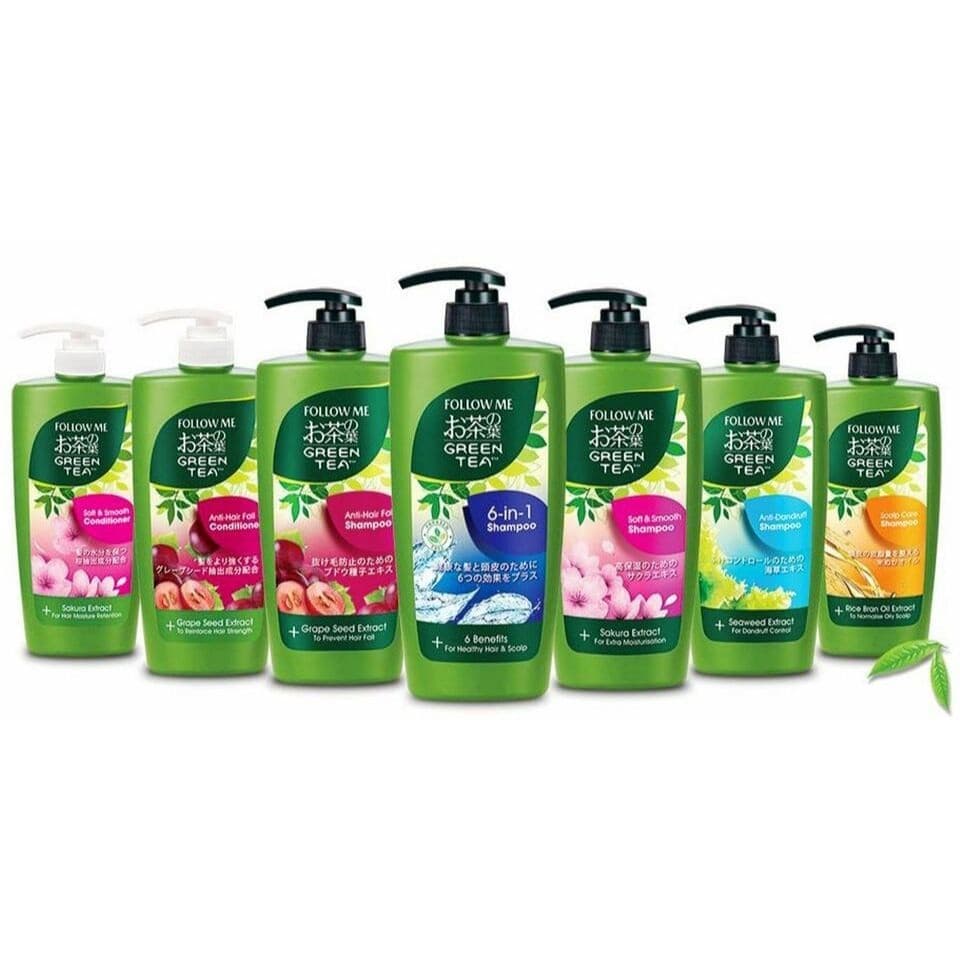 Follow Me Green Tea Shampoo/Conditioner 650ml
