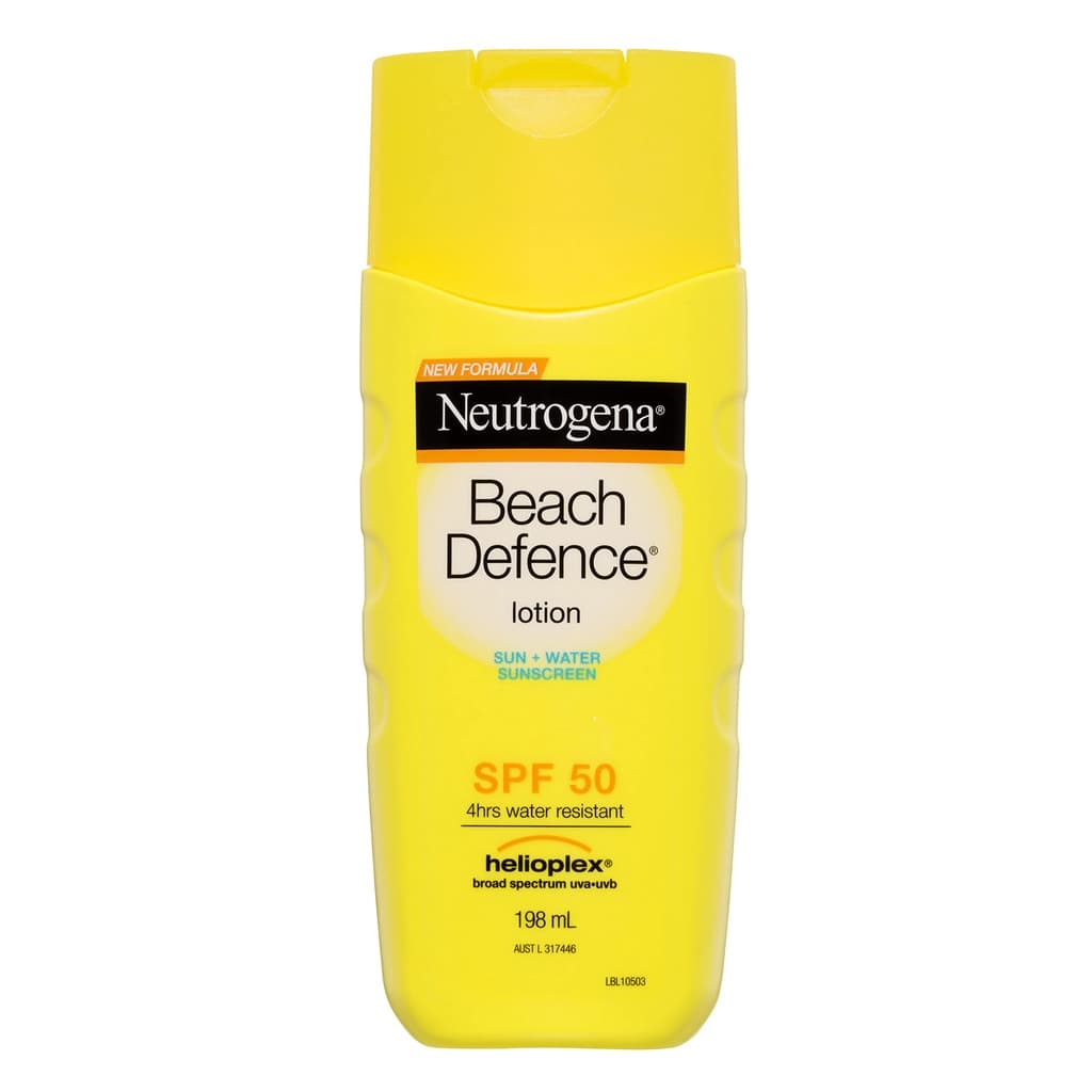 Neutrogena Beach Defence Sun + Water Sunscreen lotion SPF 50