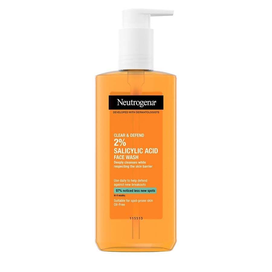 Neutrogena Clear & Defend Facial Wash 200ml For Spot-Prone Skin