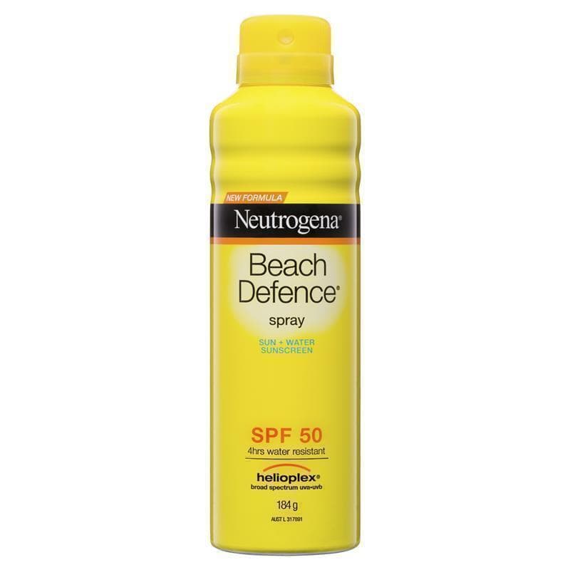 Neutrogena Beach Defence Sun+Water Sunscreen Spray SPF 50 184g