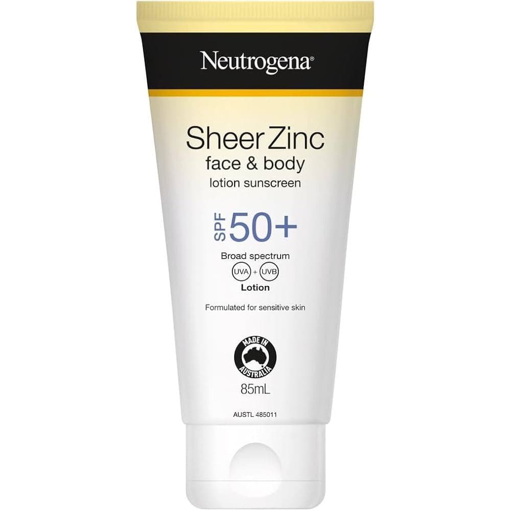 Neutrogena Sheer Zinc Dry-Touch Sunscreen Lotion SPF 50 88ml For Sensitive Skin