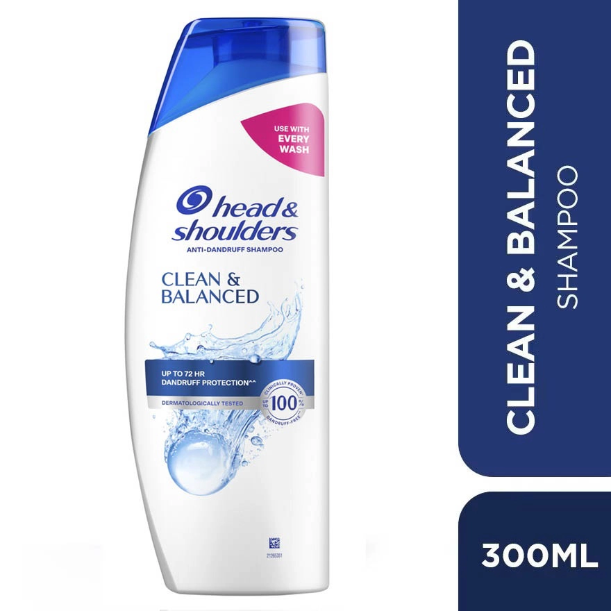 Head & Shoulder Shampoo 300ml - Clean & Balanced