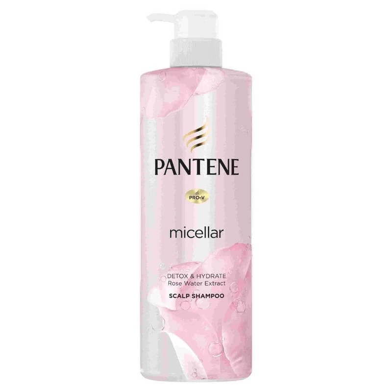 Pantene Shampoo And Conditioner Micellar Detox 530ml - Rose / Shampoo