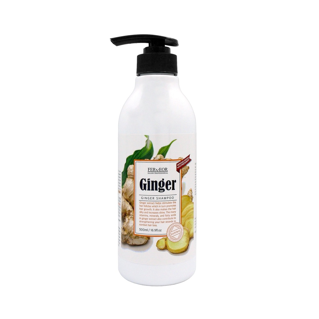 Ferveor Shampoo/Conditioner 500ml/1000ml - Ginger Shampoo / 500ml