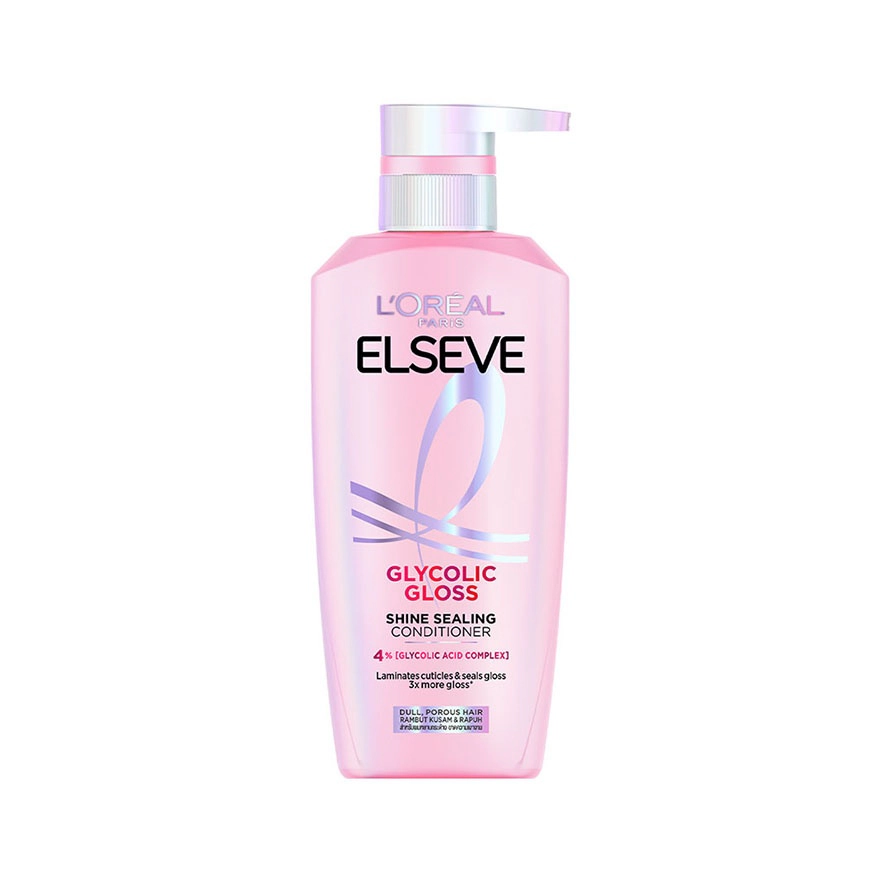Loreal Elseve Shampoo/Conditioner - Glycolic Gloss Conditioner 375ml