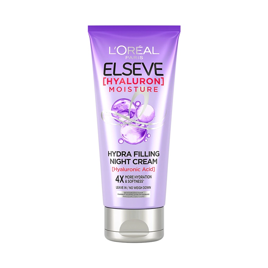 Loreal Elseve Shampoo/Conditioner - Hyaluron Moisture Night Leave-In Cream 150ml