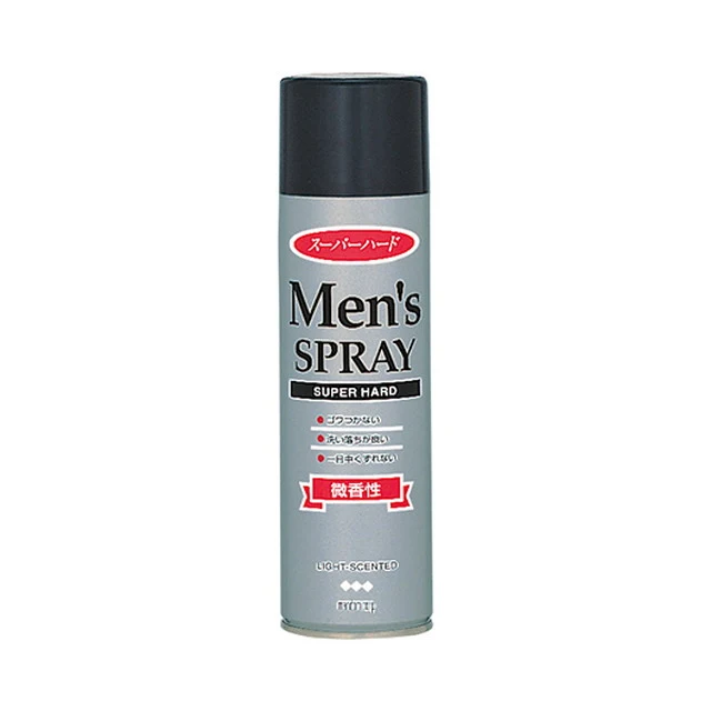 Mandom Men's Hair Spray Super Hard 275g - With Fragrance