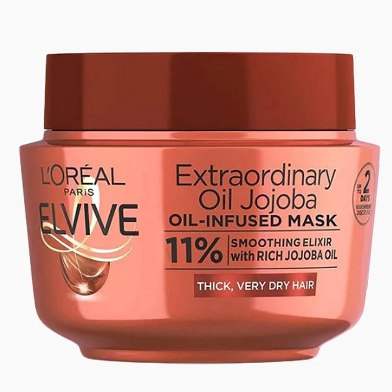 Loreal Elvive Extraordinary Oil Jojoba Multi-Use Balm 300ml Very Dry Hair - Image 1