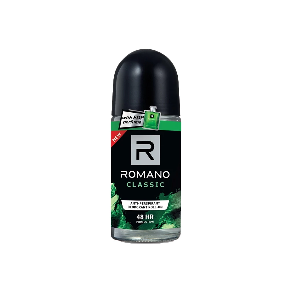 Romano Deodorant Roll On 50ml - Classic