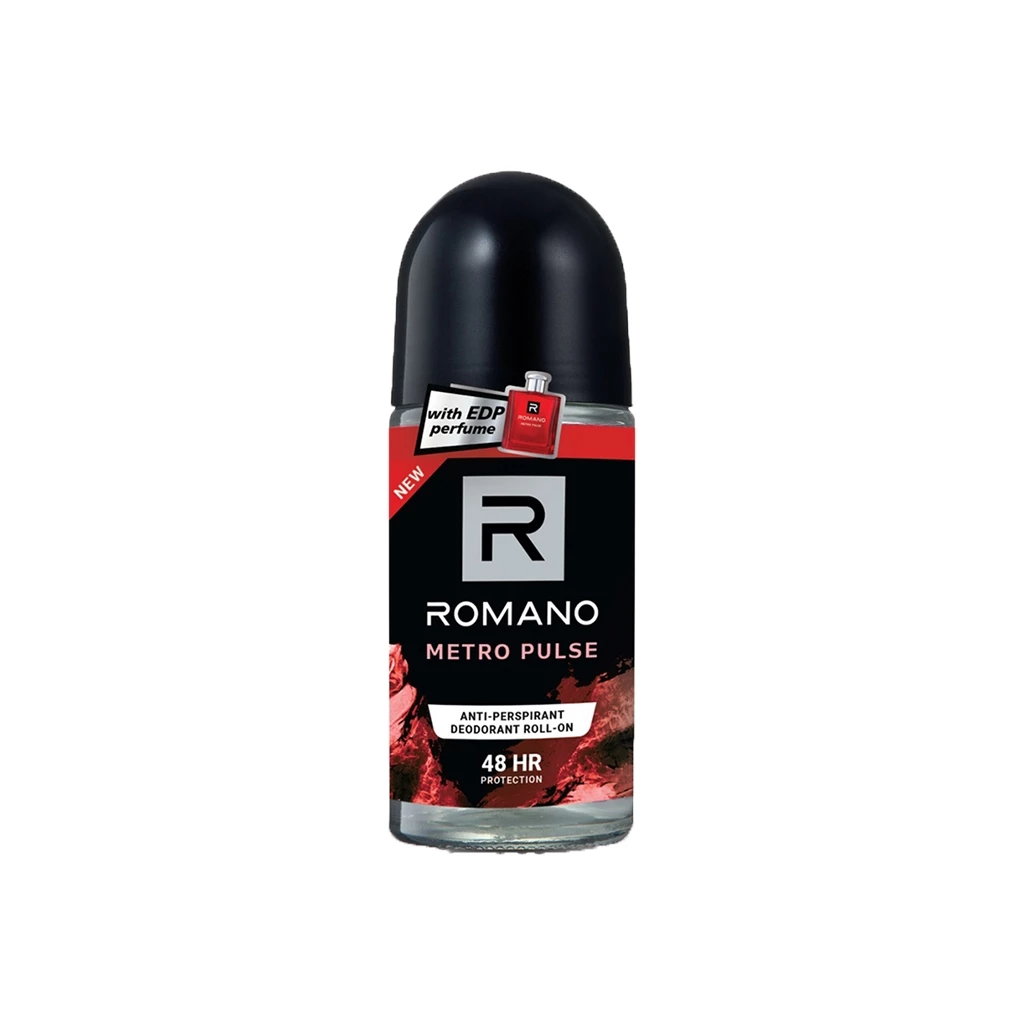 Romano Deodorant Roll On 50ml - Metro Pulse