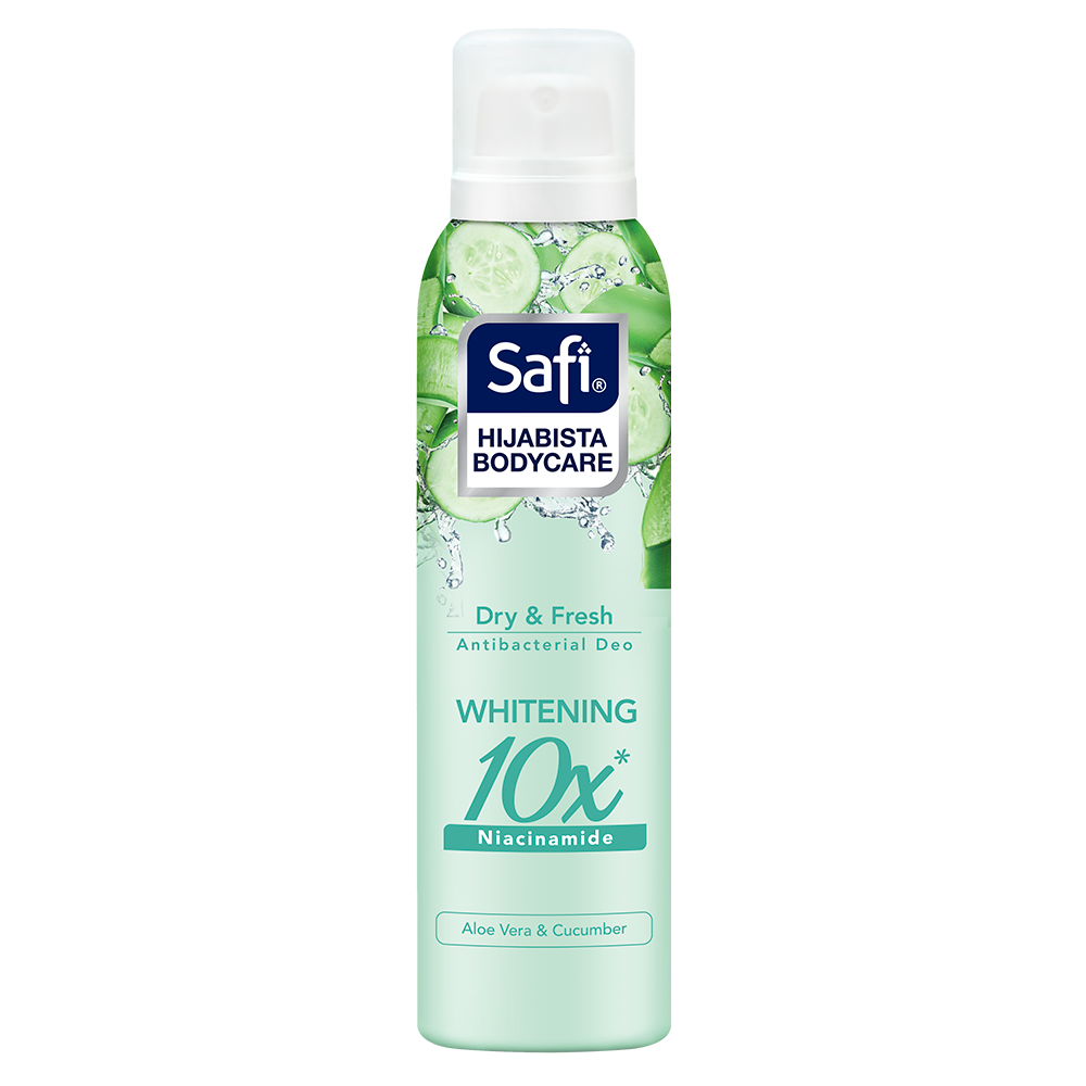 Safi Bodycare Antibacterial Deodorant Spray 150ml -  Dry & Fresh