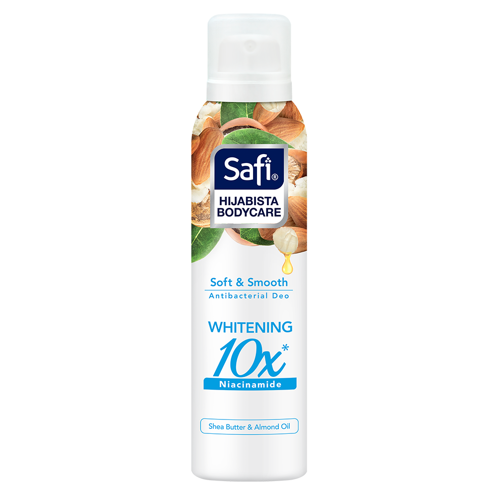 Safi Bodycare Antibacterial Deodorant Spray 150ml - Soft & Smooth