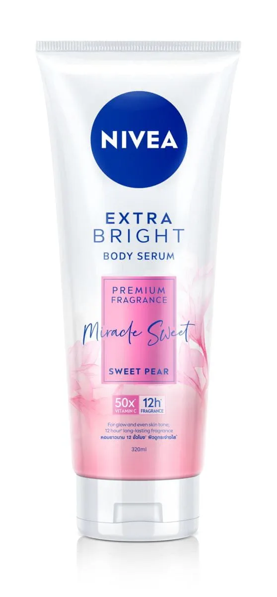 Nivea Extra Bright Vitamin Serum/Lotion - Sweet Pear Serum / 180ml