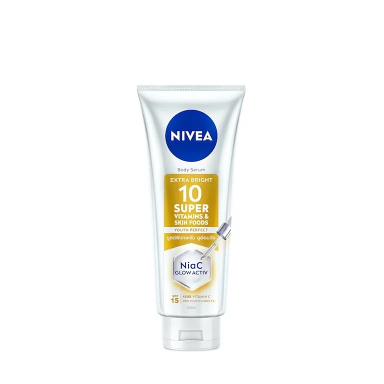 Nivea Extra Bright Vitamin Serum/Lotion - Youth Protect Serum / 180ml