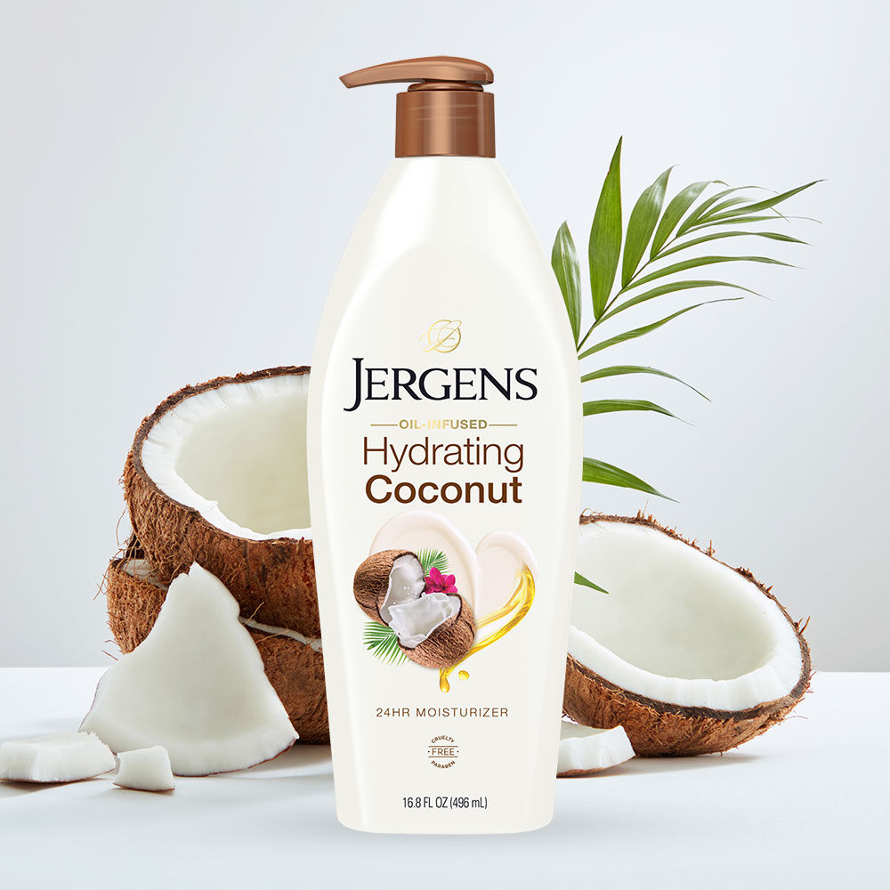 Jergens Moisturizer 496ml - Hydrating Coconut
