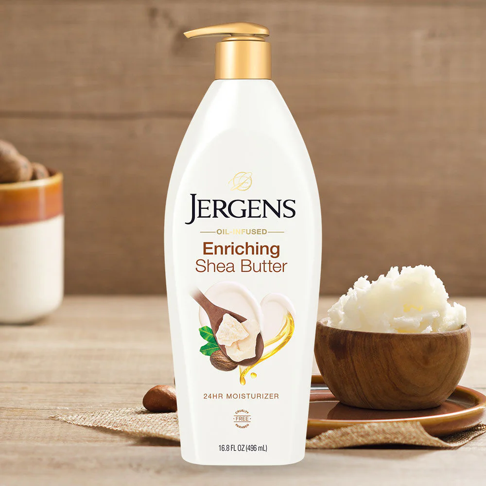 Jergens Moisturizer 496ml - Enriching Shea Butter