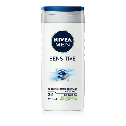 Nivea Men Shower Gel 250ml - Sensitive