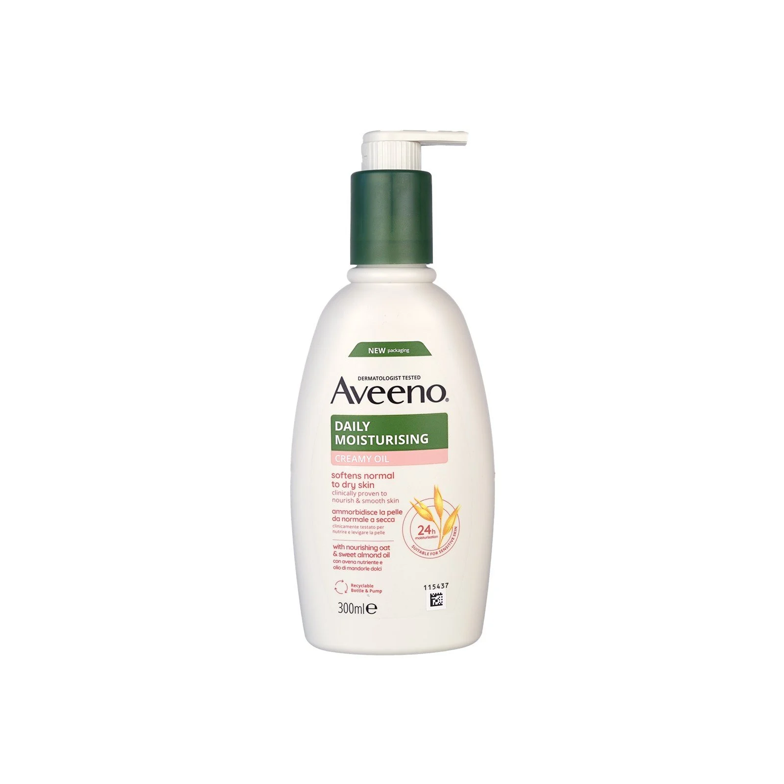 Aveeno Daily Moisturising Creamy Oil 300ml - Image 1