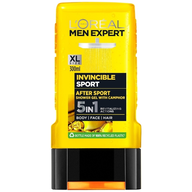 Loreal Men Shower Gel 300ml - Invincible Sport