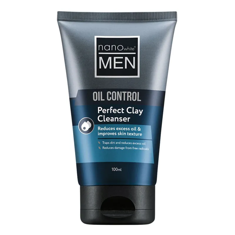 Nano White Cleanser / Scrub Men 100ml - Perfect Clay