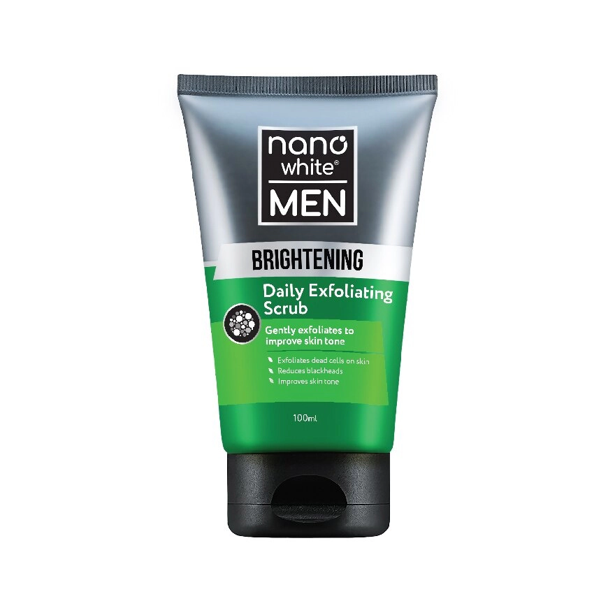 Nano White Cleanser / Scrub Men 100ml - Exfoliating Scrub
