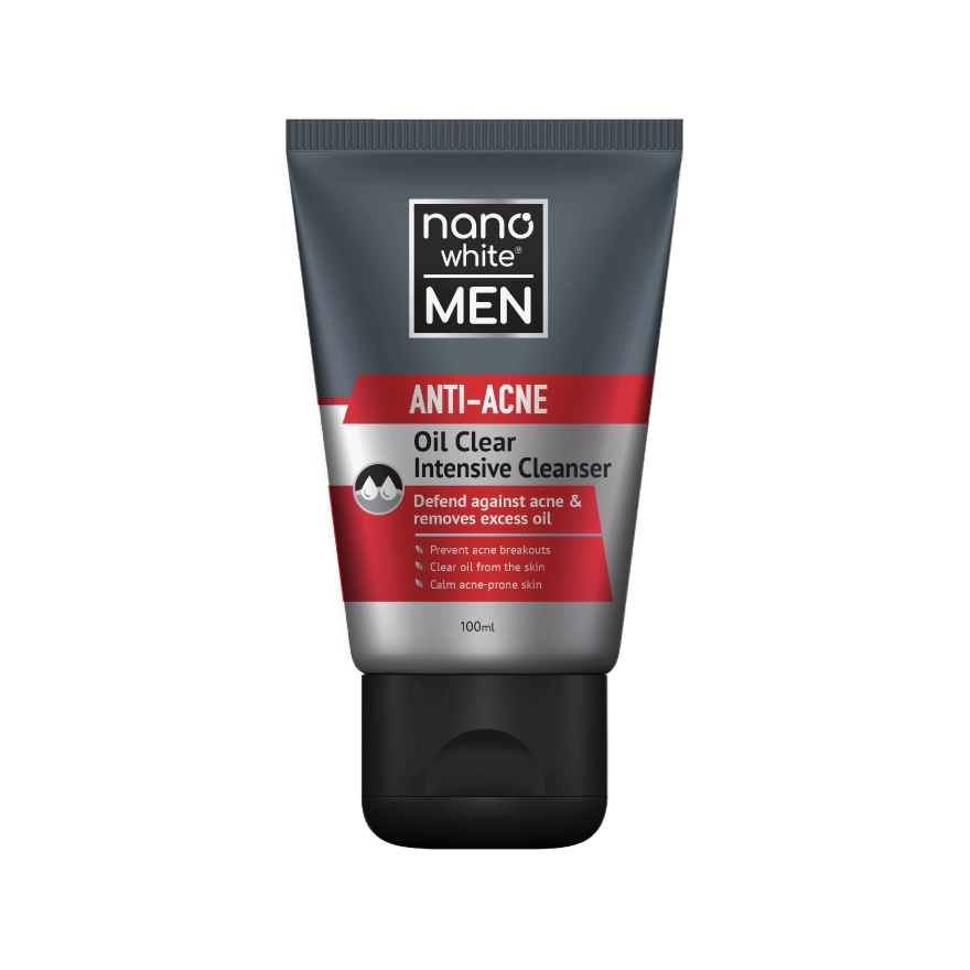 Nano White Cleanser / Scrub Men 100ml - Anti Acne