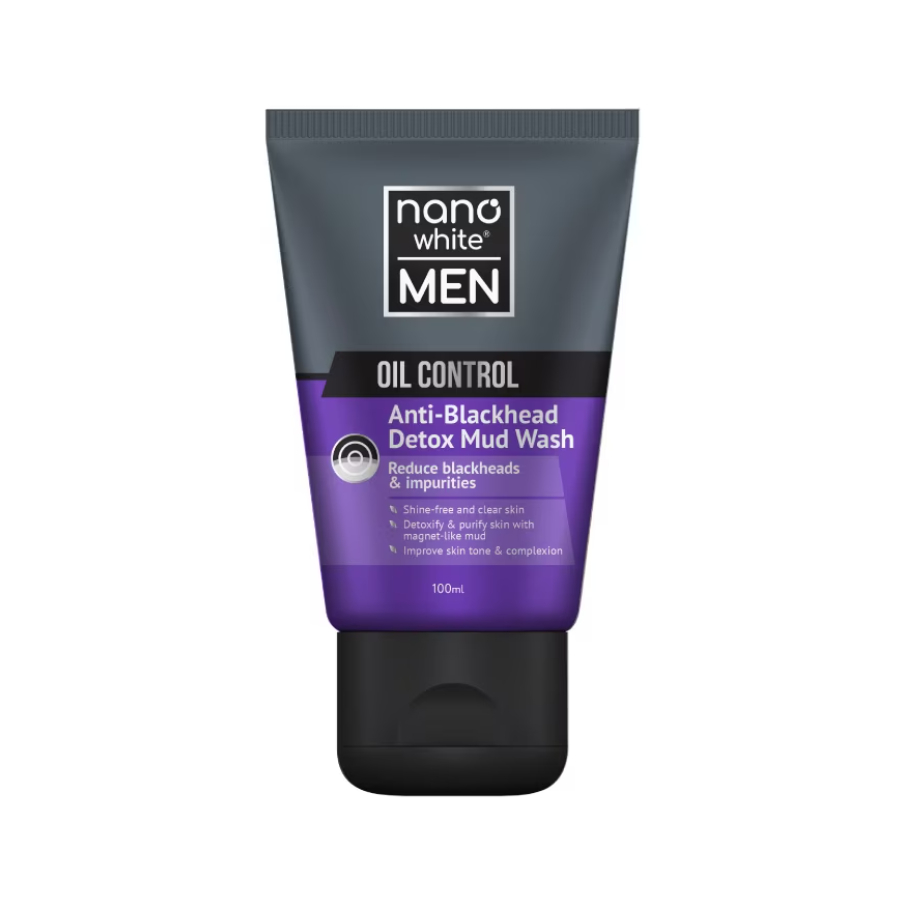 Nano White Cleanser / Scrub Men 100ml - Anti Blackhead