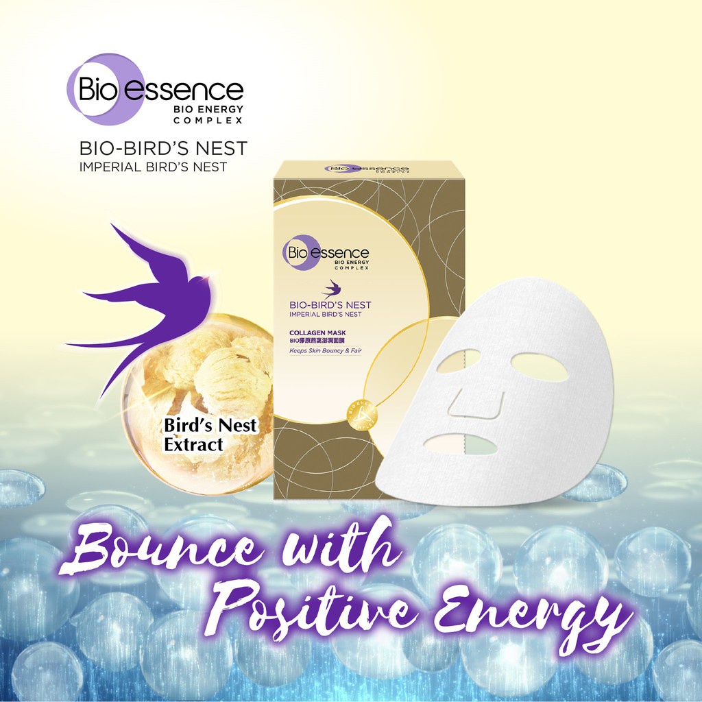 Bio Essence Bio-Bird Nest Collagen Mask (Imperial Bird Nest) 10s - Image 1