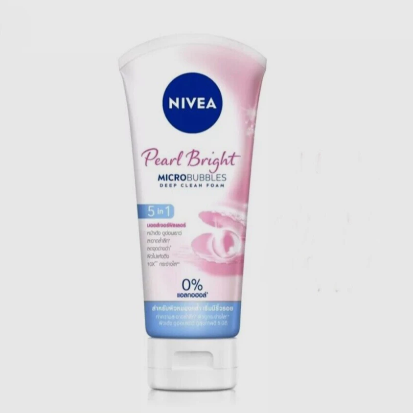 Nivea White Pearl Foam 100g - Pearl Bright