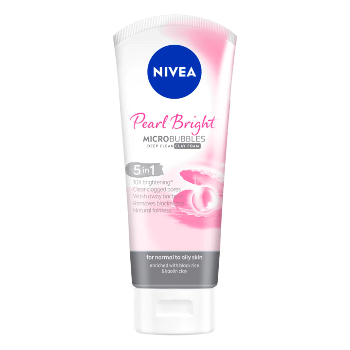 Nivea White Pearl Foam 100g - Pearl Bright Clay