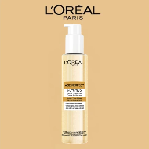 Loreal Age Perfect Nourishing Cleansing Cream 150ml - Image 1