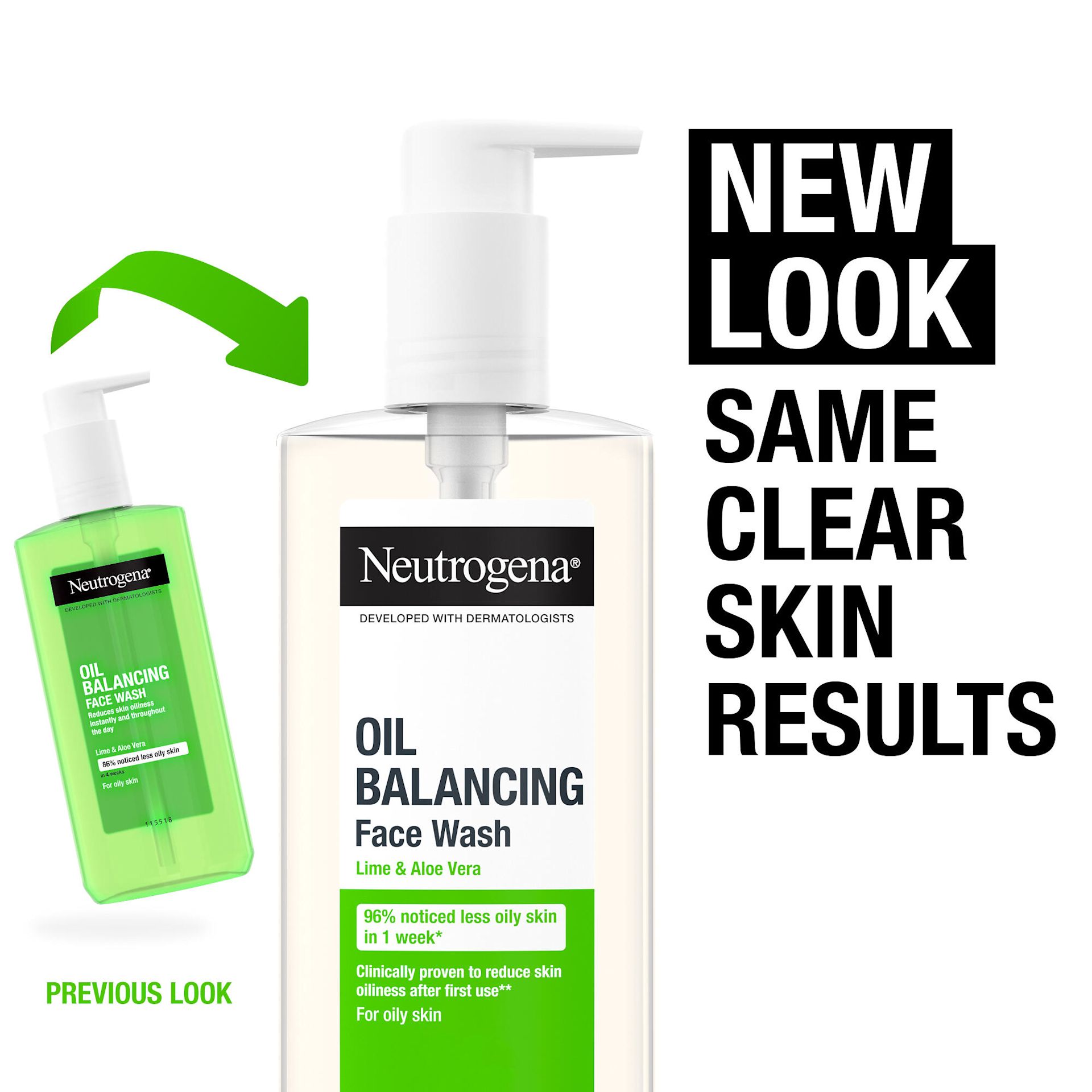 Neutrogena Oil Balancing Facial Wash/Scrub - Facial Wash 200ml
