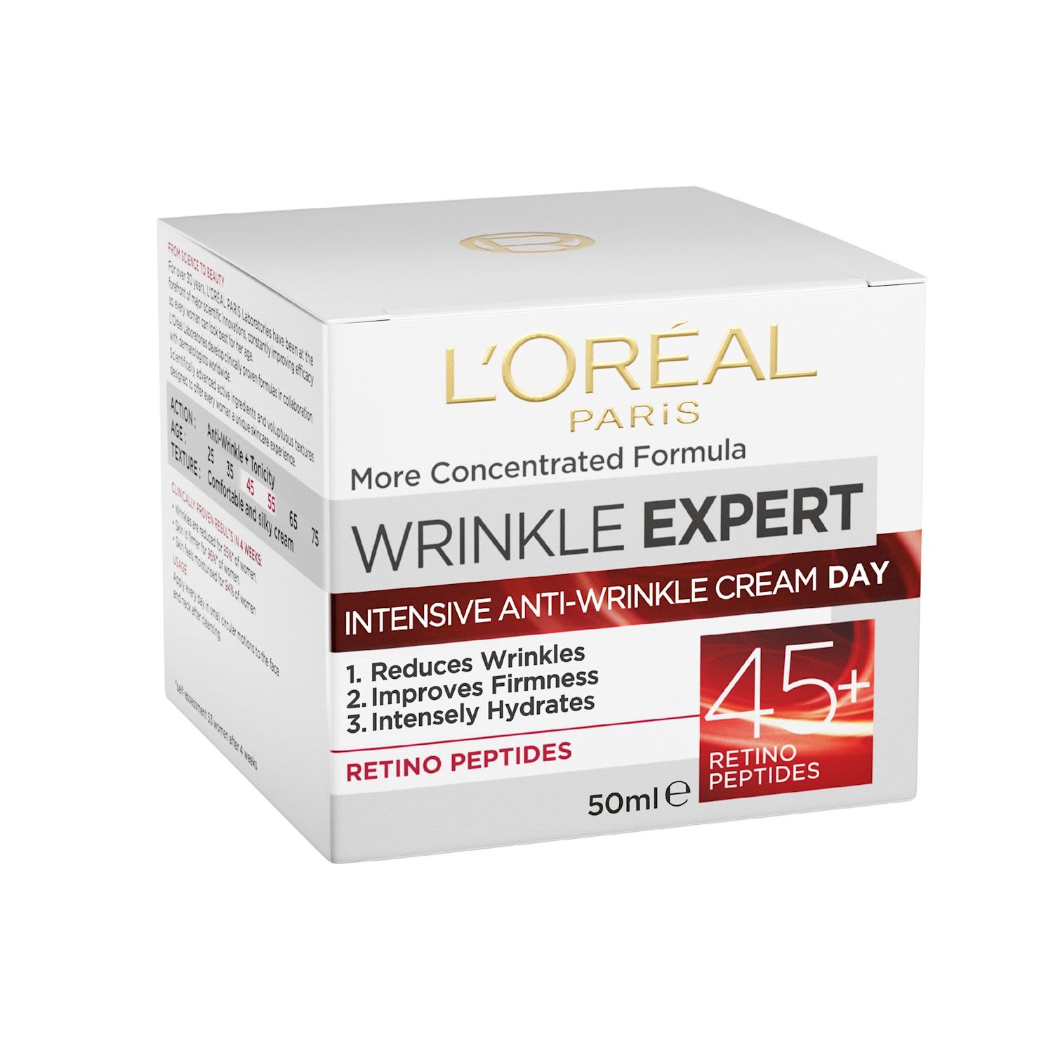 L'Oreal Wrinkle Expert Anti-Wrinkle Cream 50ml - Intensive Cream Day 45+