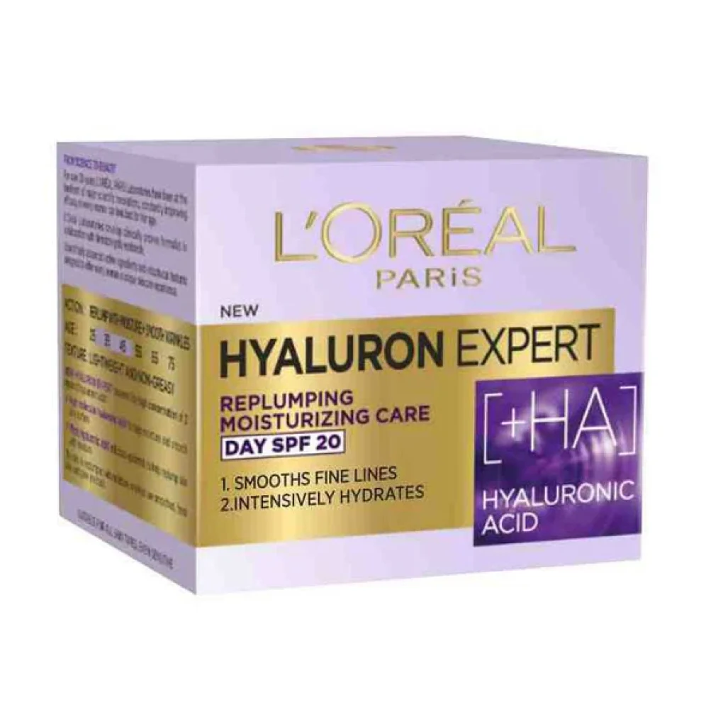 Loreal Hyaluron Expert Replumping Moisturising Care Cream 50ml - Day Cream