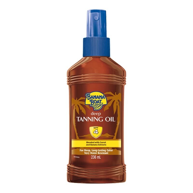 Banana Boat Deep Tanning Oil 236ml - SPF4 Carrot