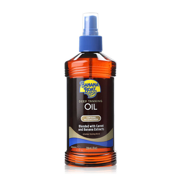 Banana Boat Deep Tanning Oil 236ml - No Sunscreen