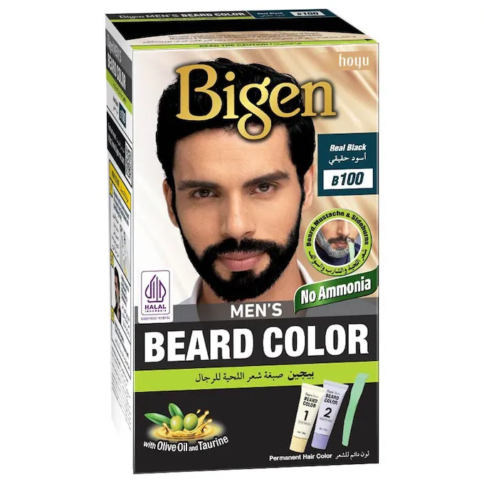 Bigen Men Beard Color - 100 Black