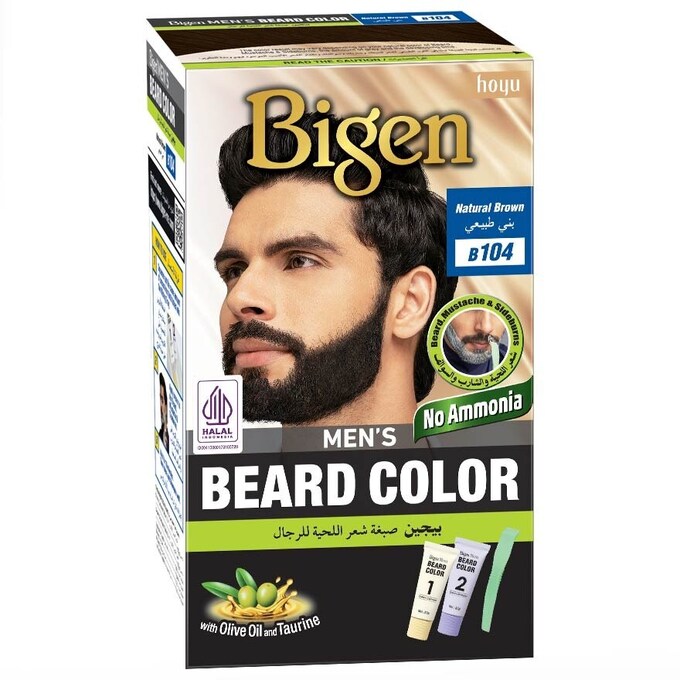 Bigen Men Beard Color - 104 Natural Brown