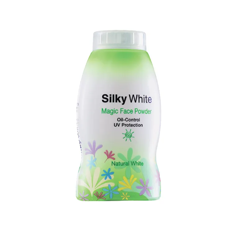 Silky White Magic Oil-Control UV Protection Face Powder - Natural White