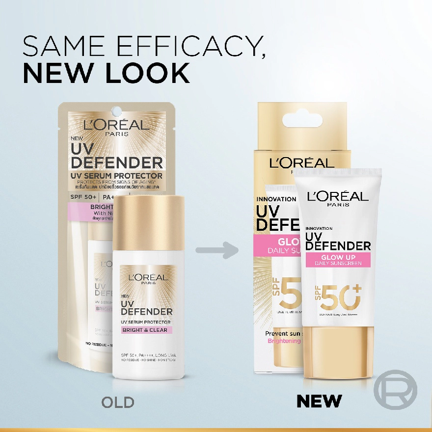 Loreal UV Defender 50ml SPF 50+ - Glow UP
