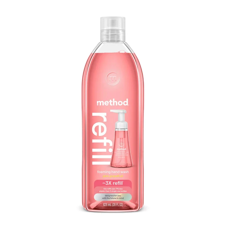 Method Gel/Foam Hand Wash Refill 1L - Pink Grapefruit / Gel (1000ml)