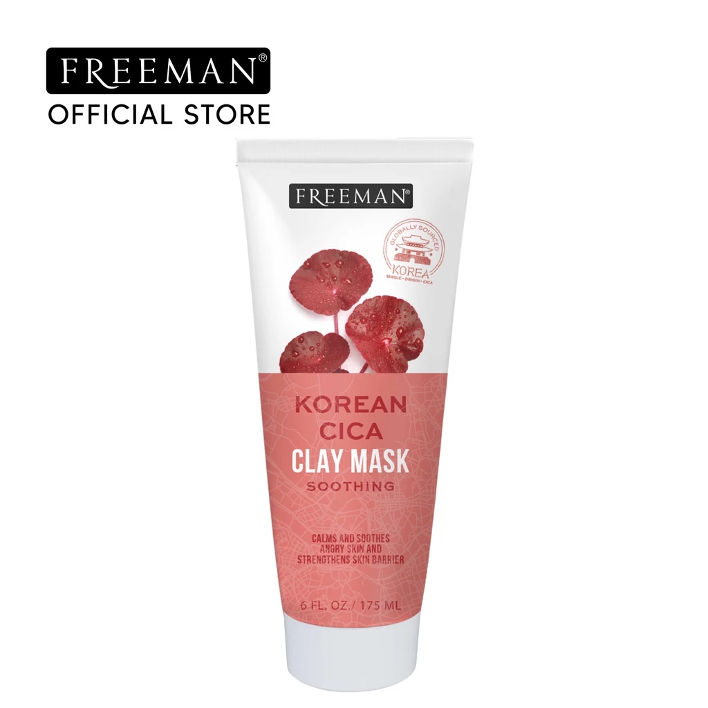 FreeMan Feeling Beautiful Facial Mask 175ml - Korean Cica Clay Mask