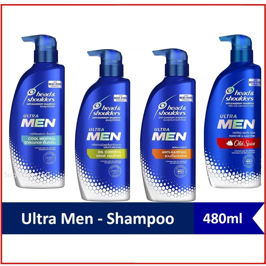 Head & Shoulder Shampoo Ultra Men 480ml - Image 1