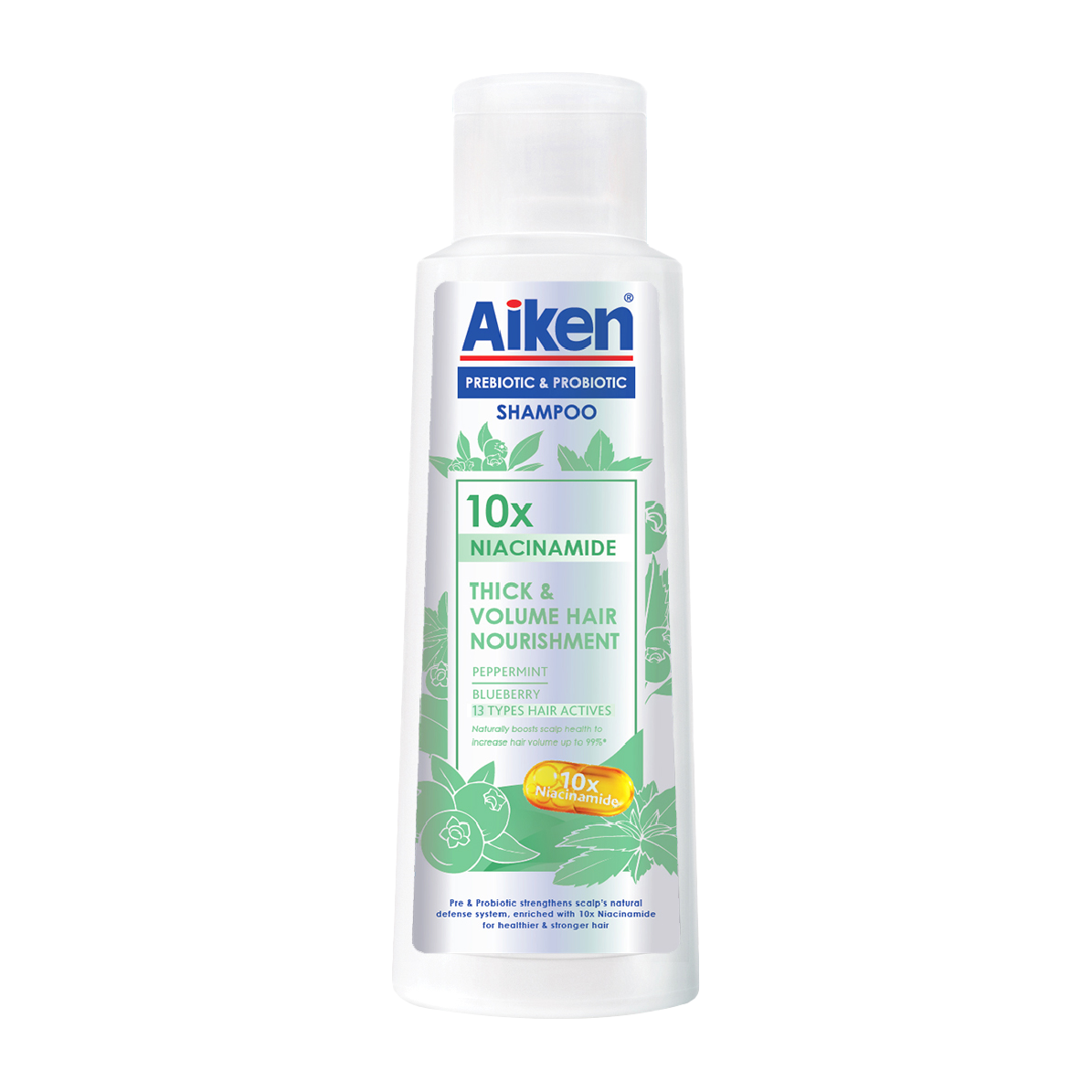 Aiken Prebiotic & Probiotic Shampoo 350g - Volume Hair